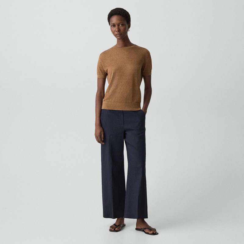 Theory Sweater Tee in Linen Knit outlook