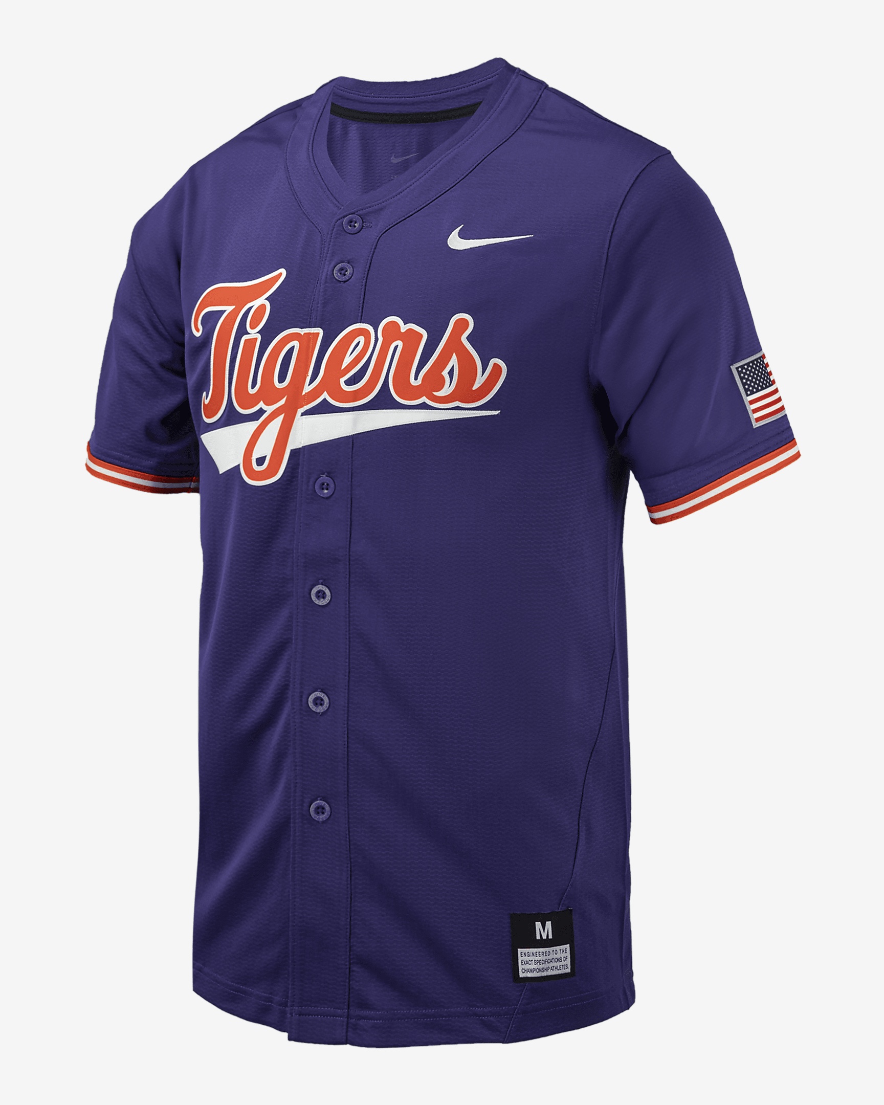 Clemson Nike Men's College Replica Baseball Jersey - 1