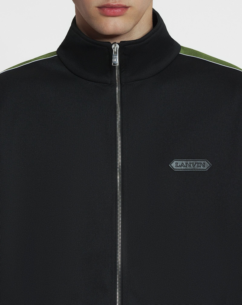 TRACKSUIT JACKET WITH SATIN STRIPES 5