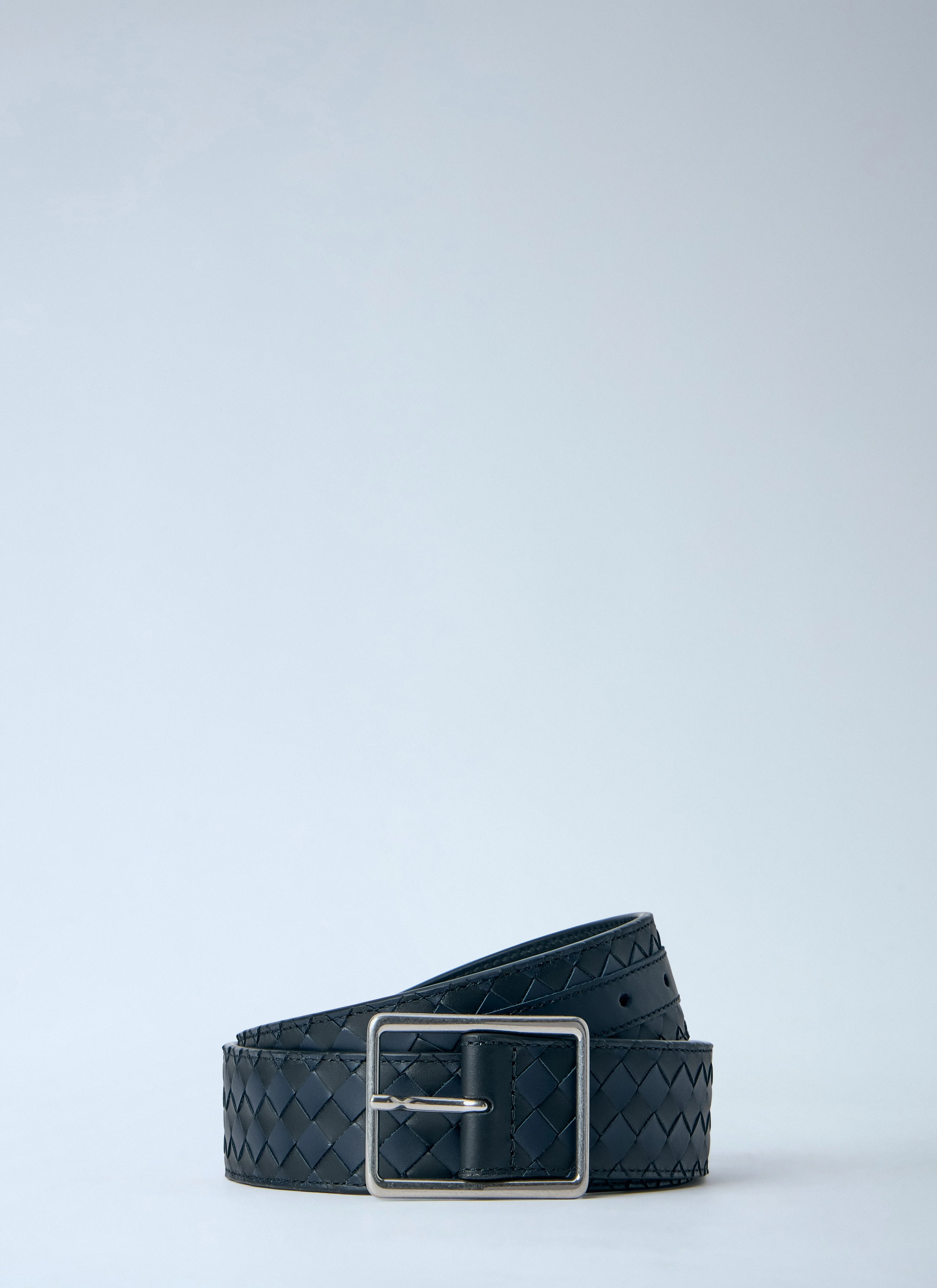 Bottega Veneta Men Intrecciato Piccolo Belt - 1