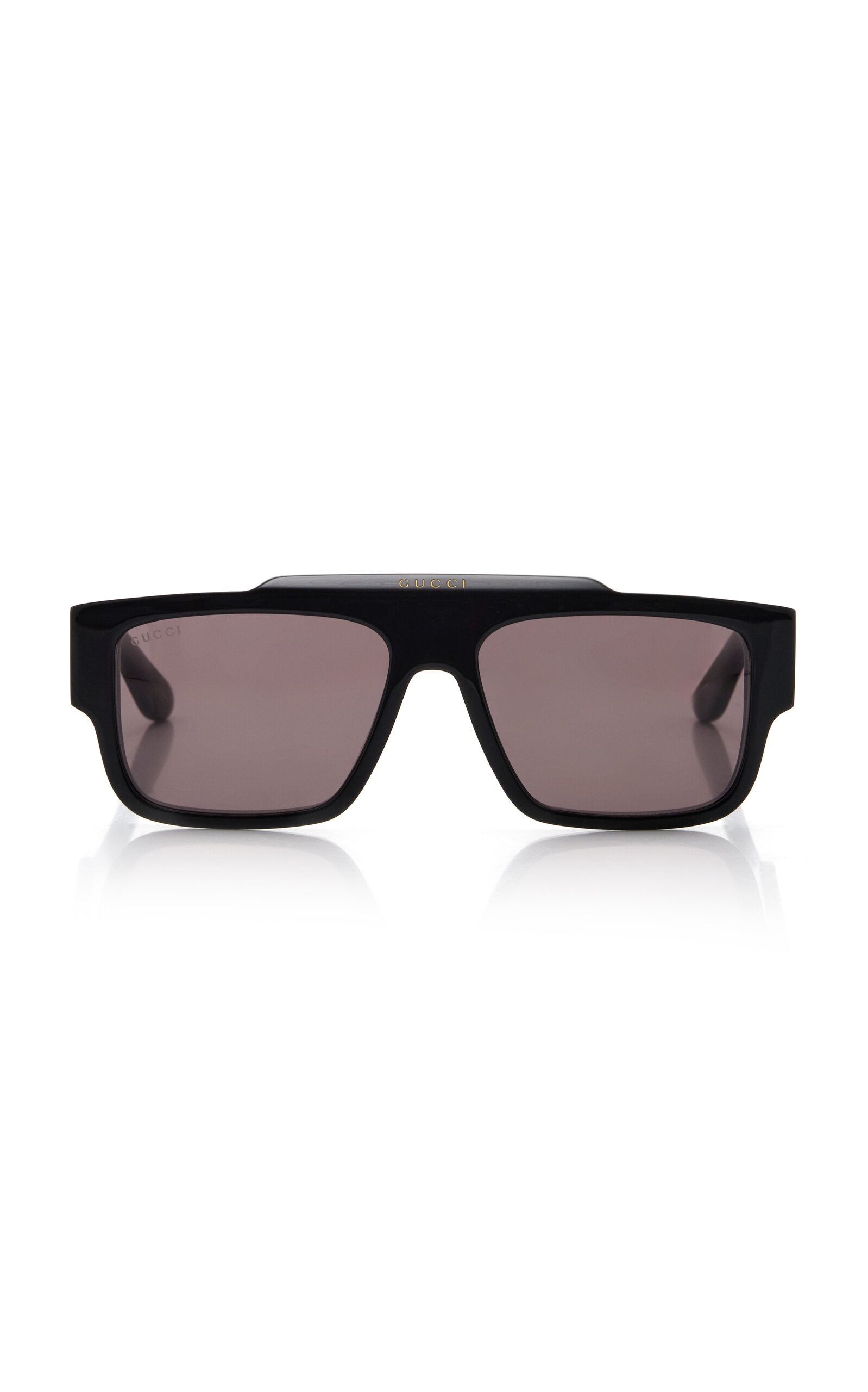 Aviator-Frame Acetate Sunglasses black - 1