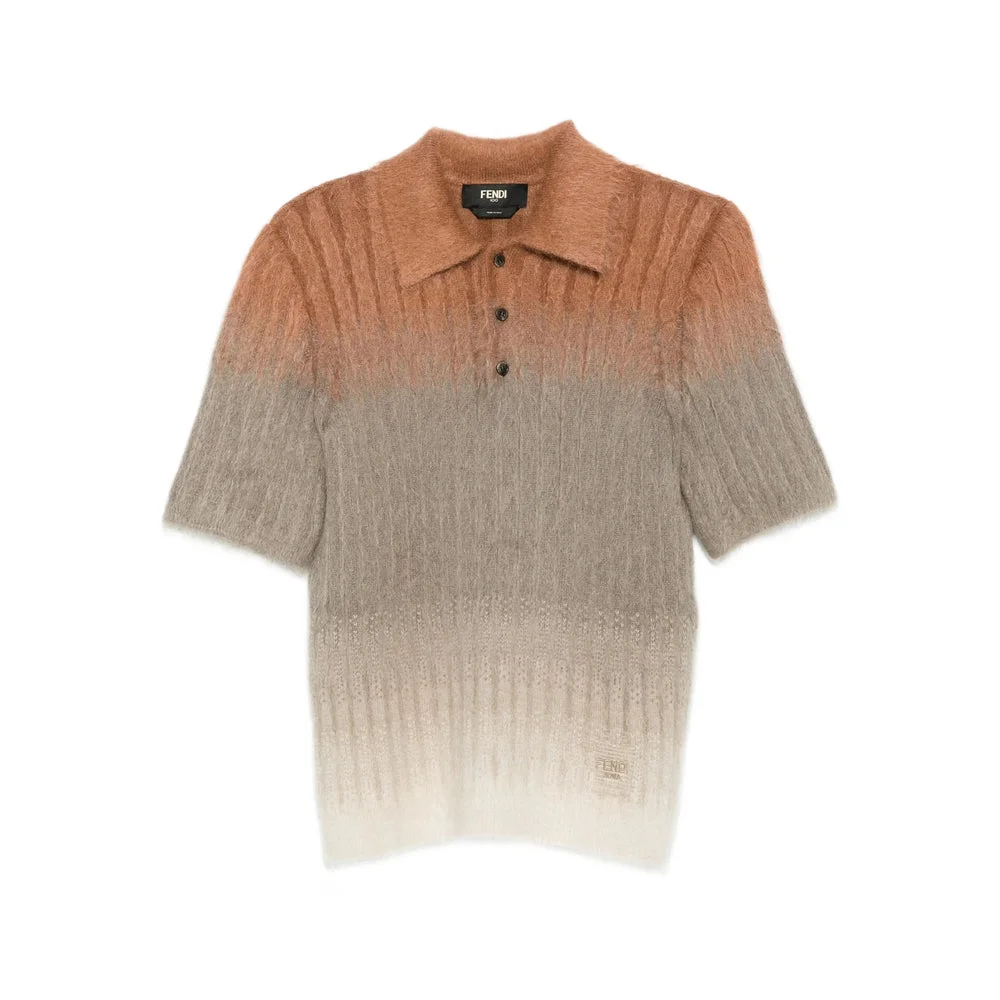 Fendi Men Polo With Mohair Finish - 1