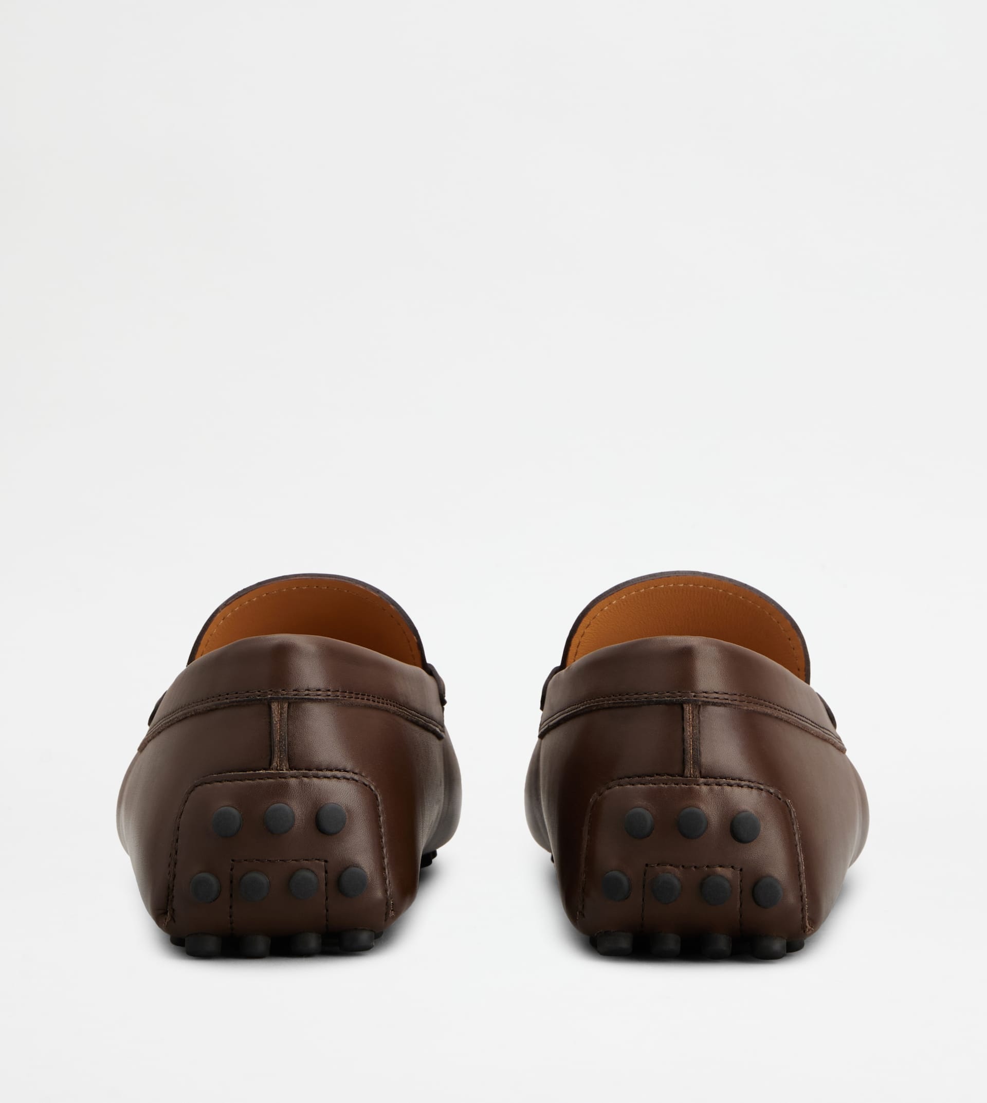 GOMMINO DRIVING SHOES IN LEATHER - BROWN - 3