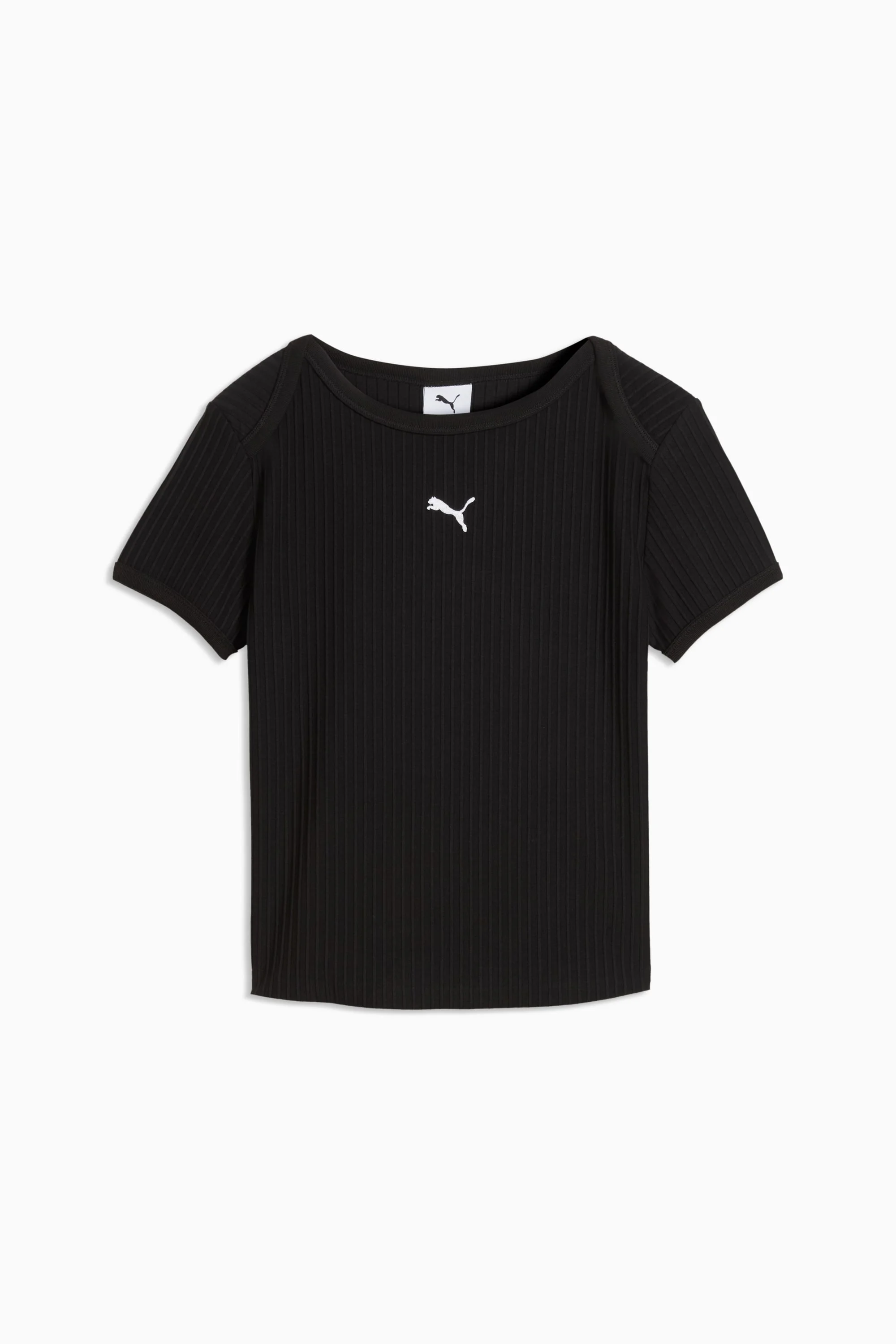 PUMA Essentials Women's Ribbed Slim Tee - 1