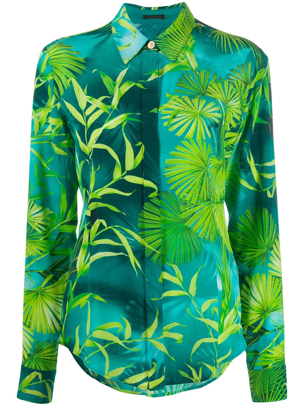 jungle print shirt - 1