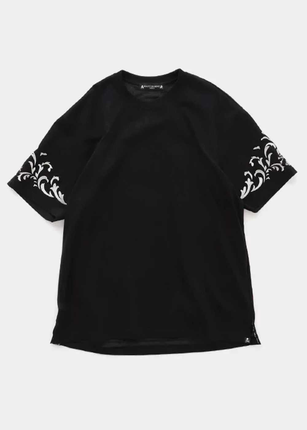Black/Silver Ornament T-Shirt - 1