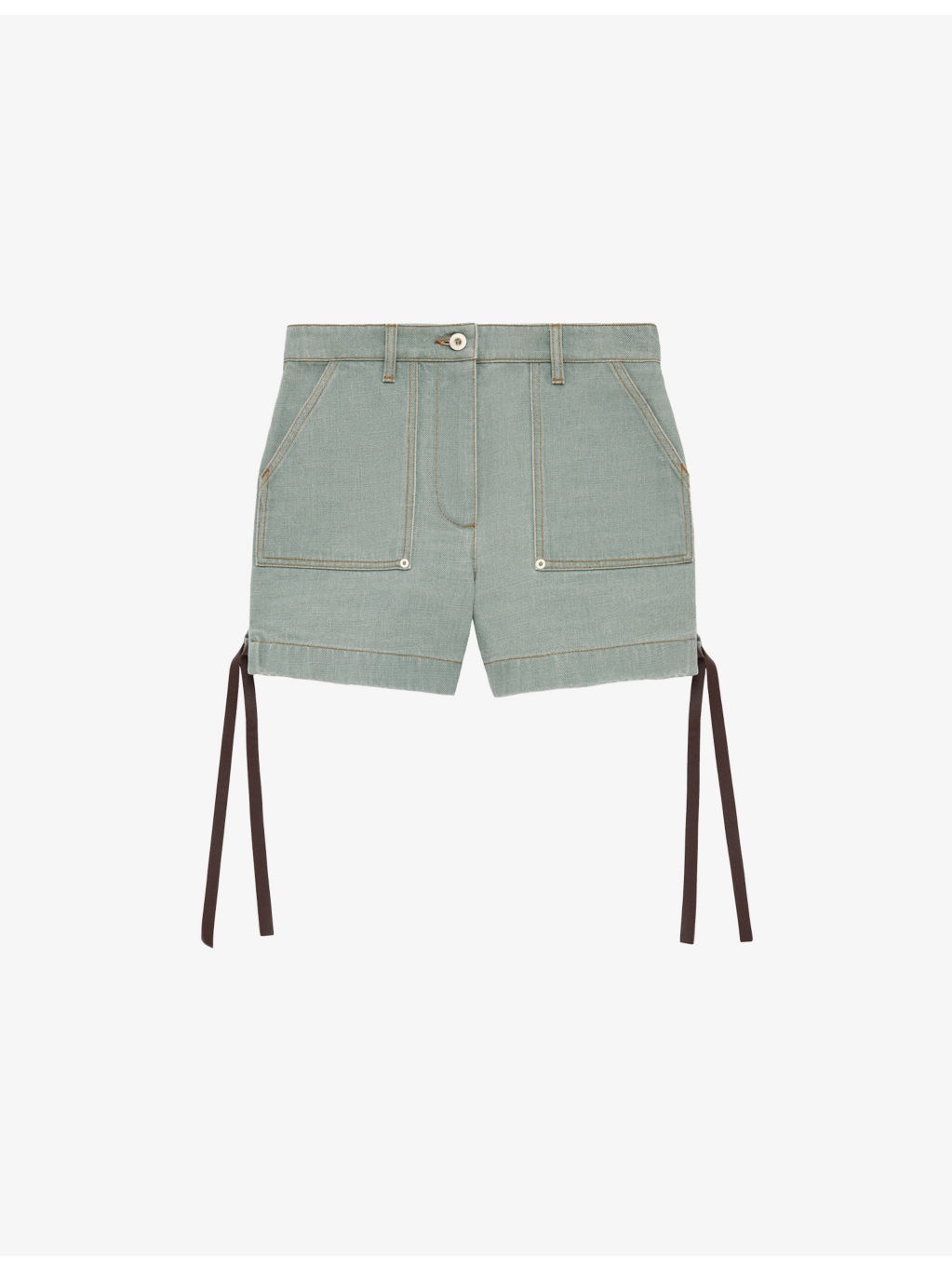 Anagram-Patch Workwear Cotton Shorts - 1