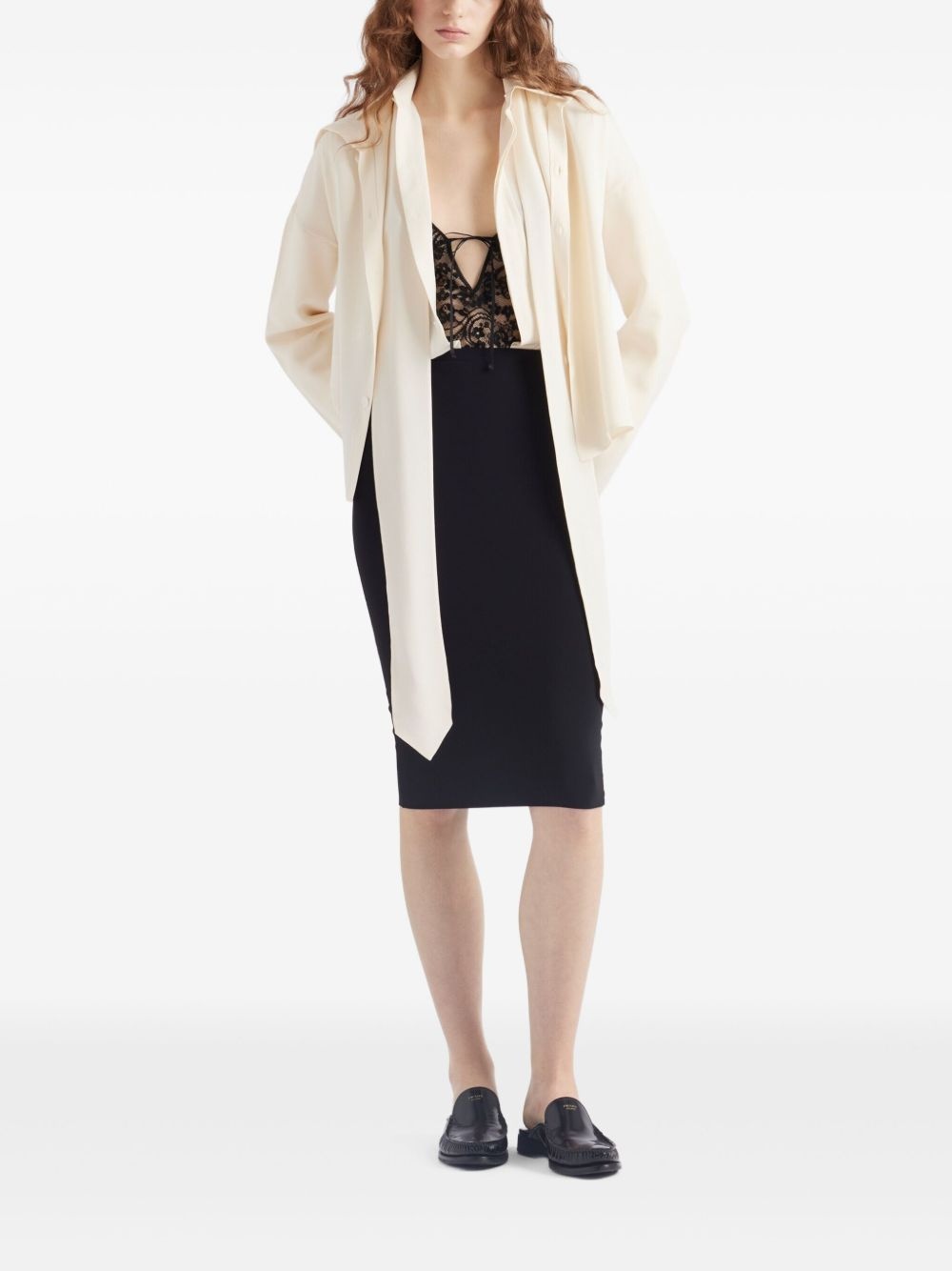 cotton midi skirt - 2
