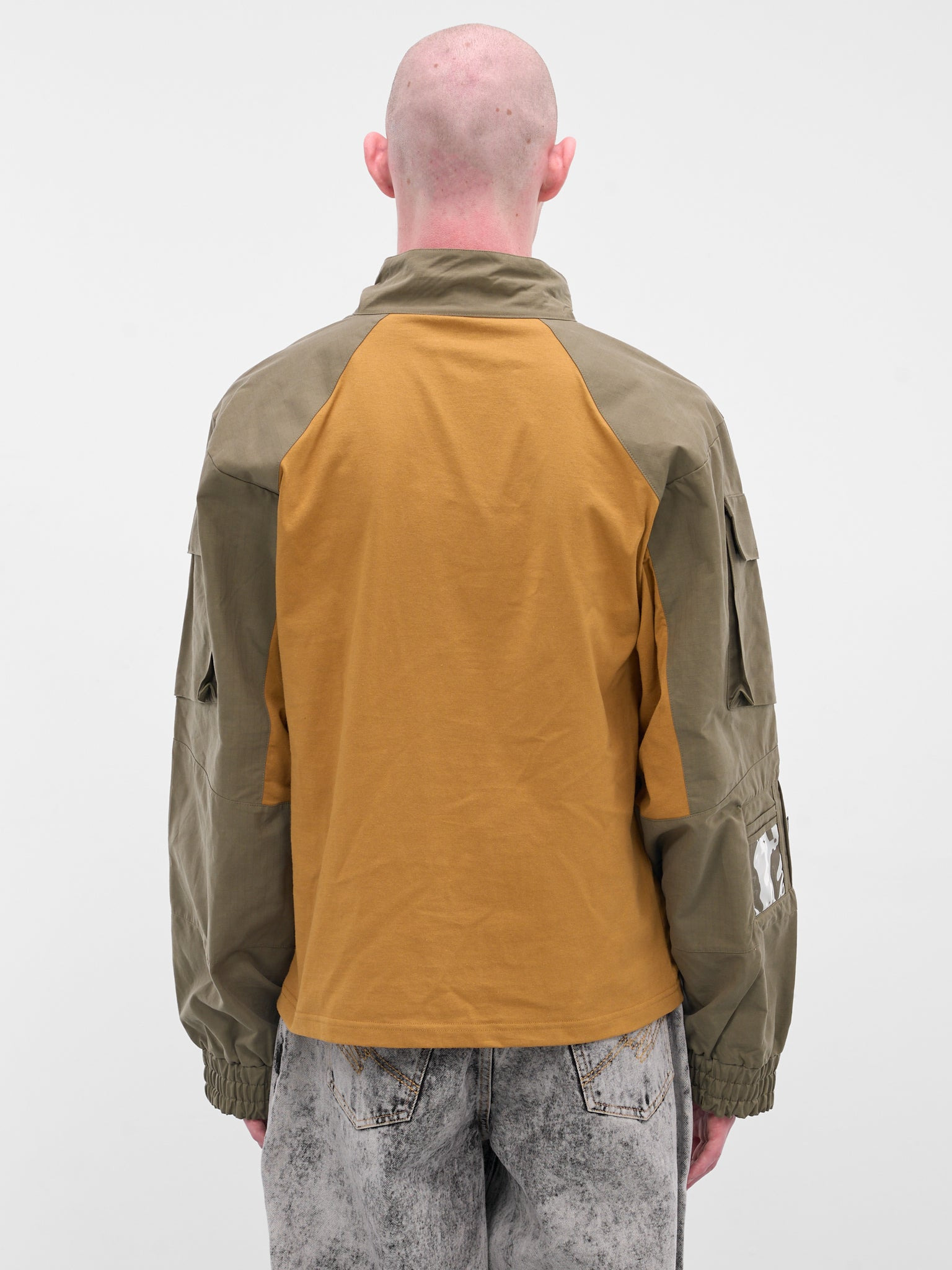 Two-Tone Shrunken Utility Jacket - 3