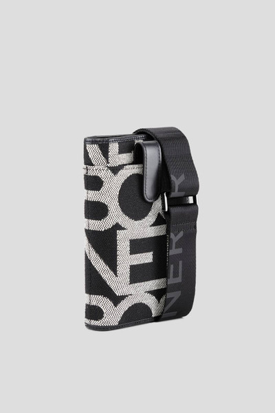 BOGNER PANY NOMI SMARTPHONE POUCH IN BLACK/WHITE outlook