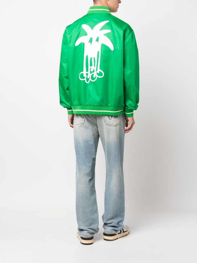 Palm Angels graphic-print bomber jacket outlook