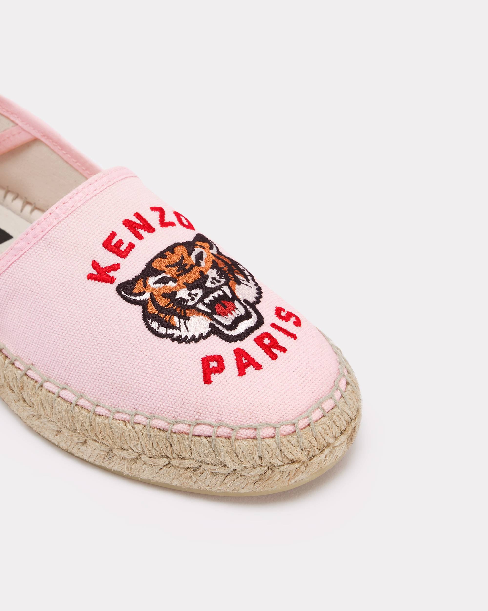'KENZO Lucky Tiger' special fit embroidered canvas espadrilles - 4