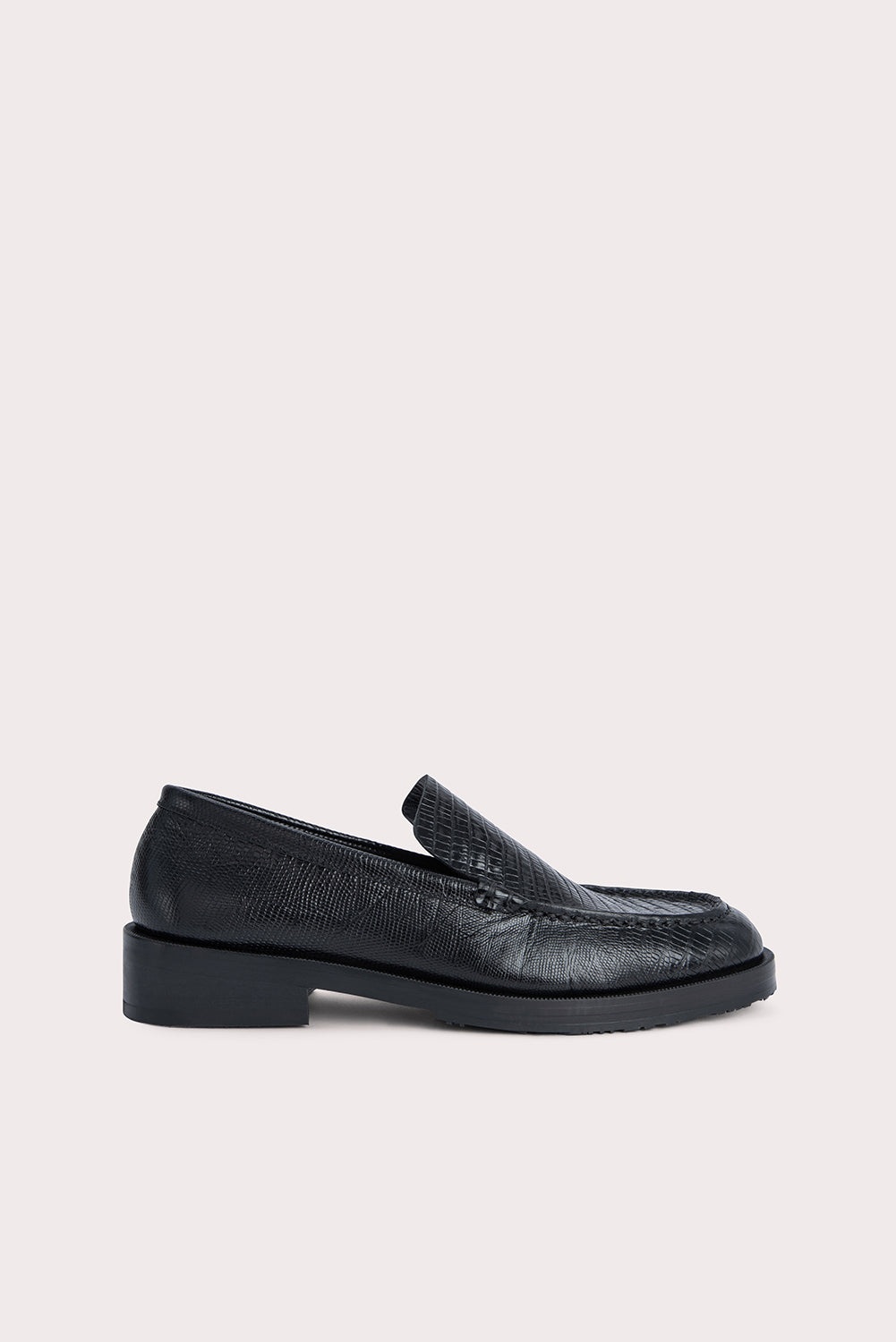 Rafael Black Lizard Embossed Leather - 1