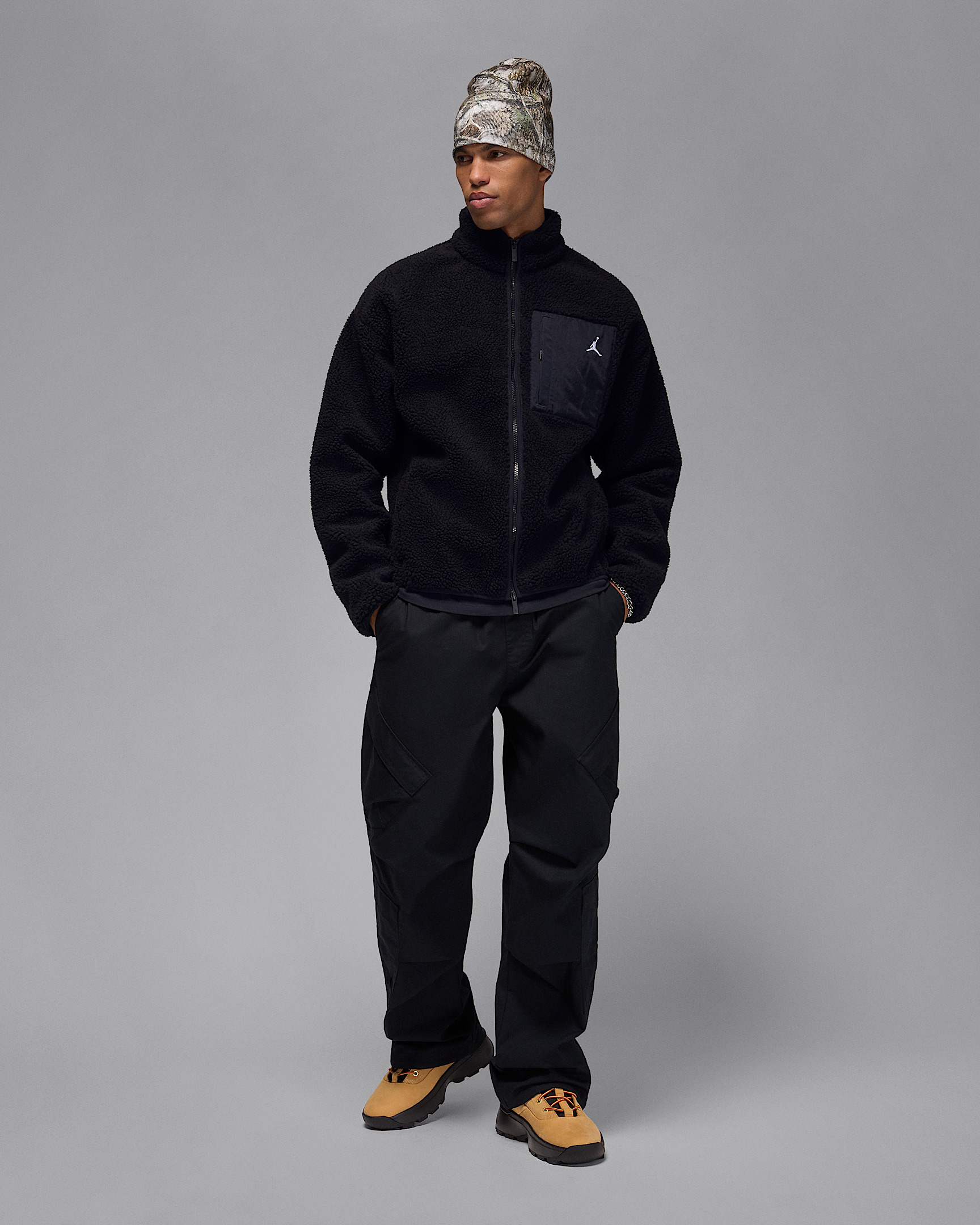 Jordan Flight Men's Mountainside Faux Fur Jacket - 6