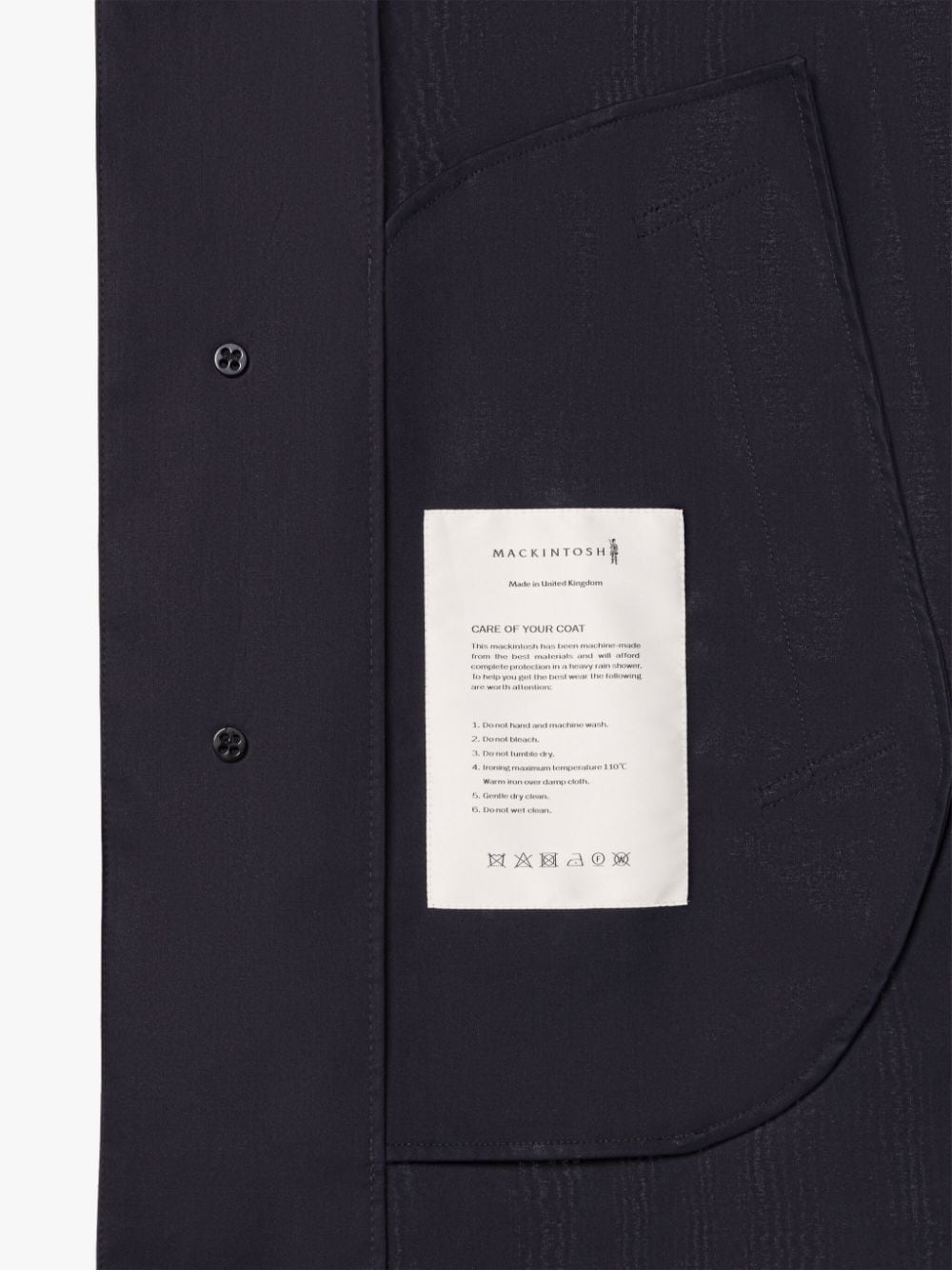 TARTAN CAMBRIDGE NAVY RAINTEC COTTON SHORT COAT - 6