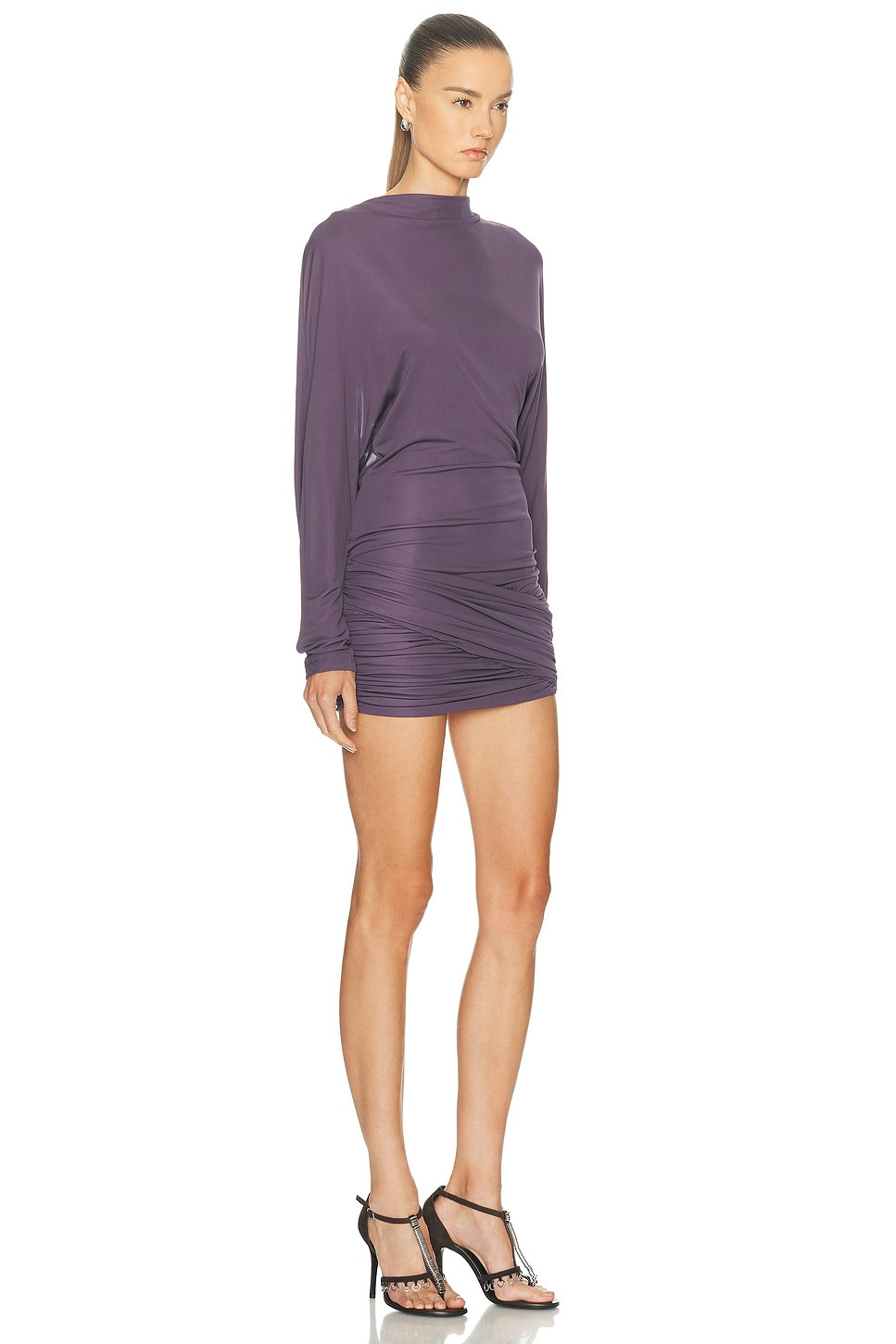 Luna Draped Jersey Mini Dress - 2