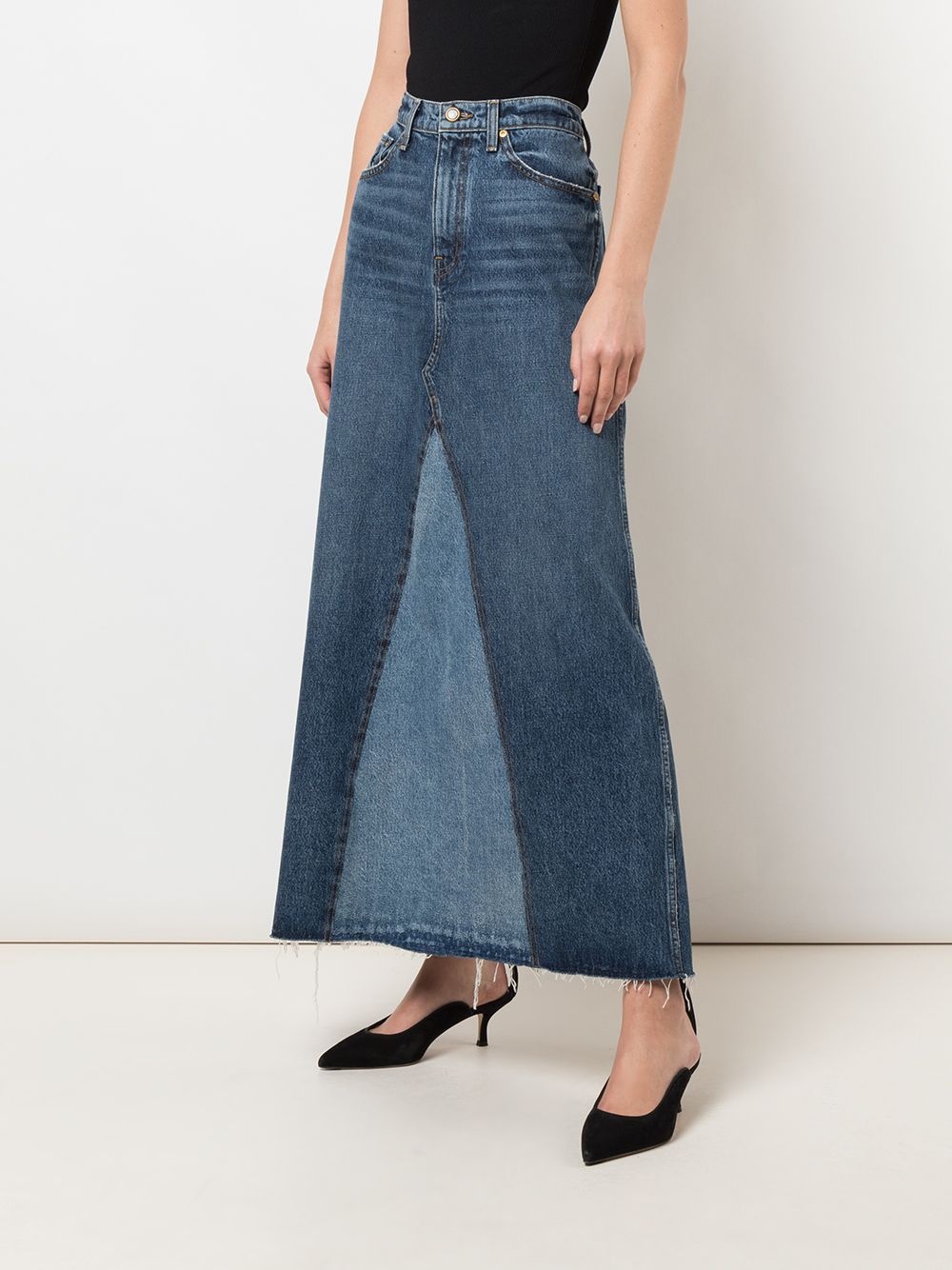 Magdalena denim maxi skirt - 3