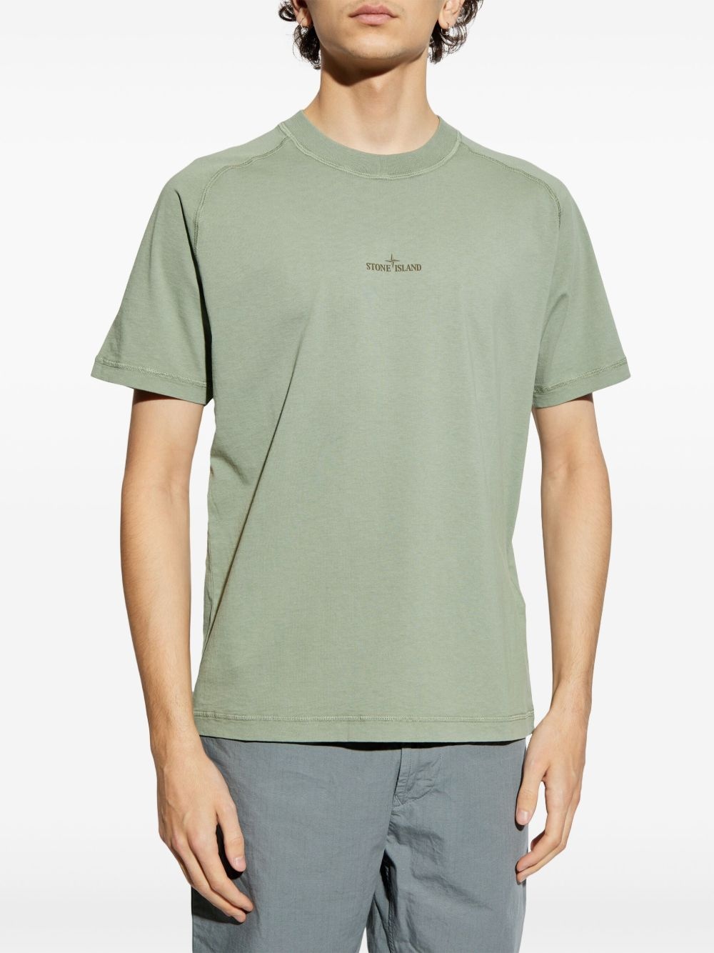 Compass-motif T-shirt - 3