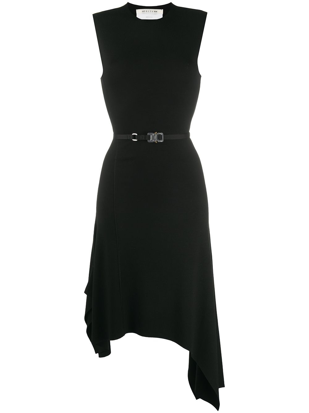 asymmetric midi dress - 1