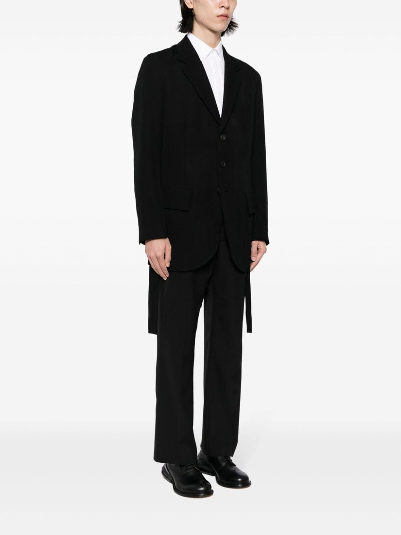 Army Gabardine pleated blazer 3