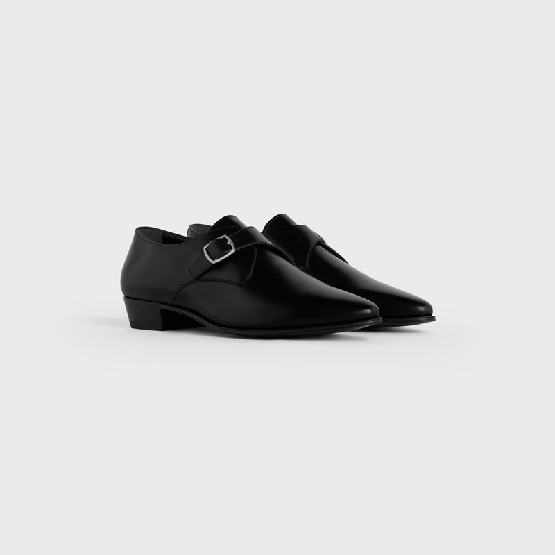 CELINE CELINE JACNO BUCKLE SHOE IN SHINY CALFSKIN outlook
