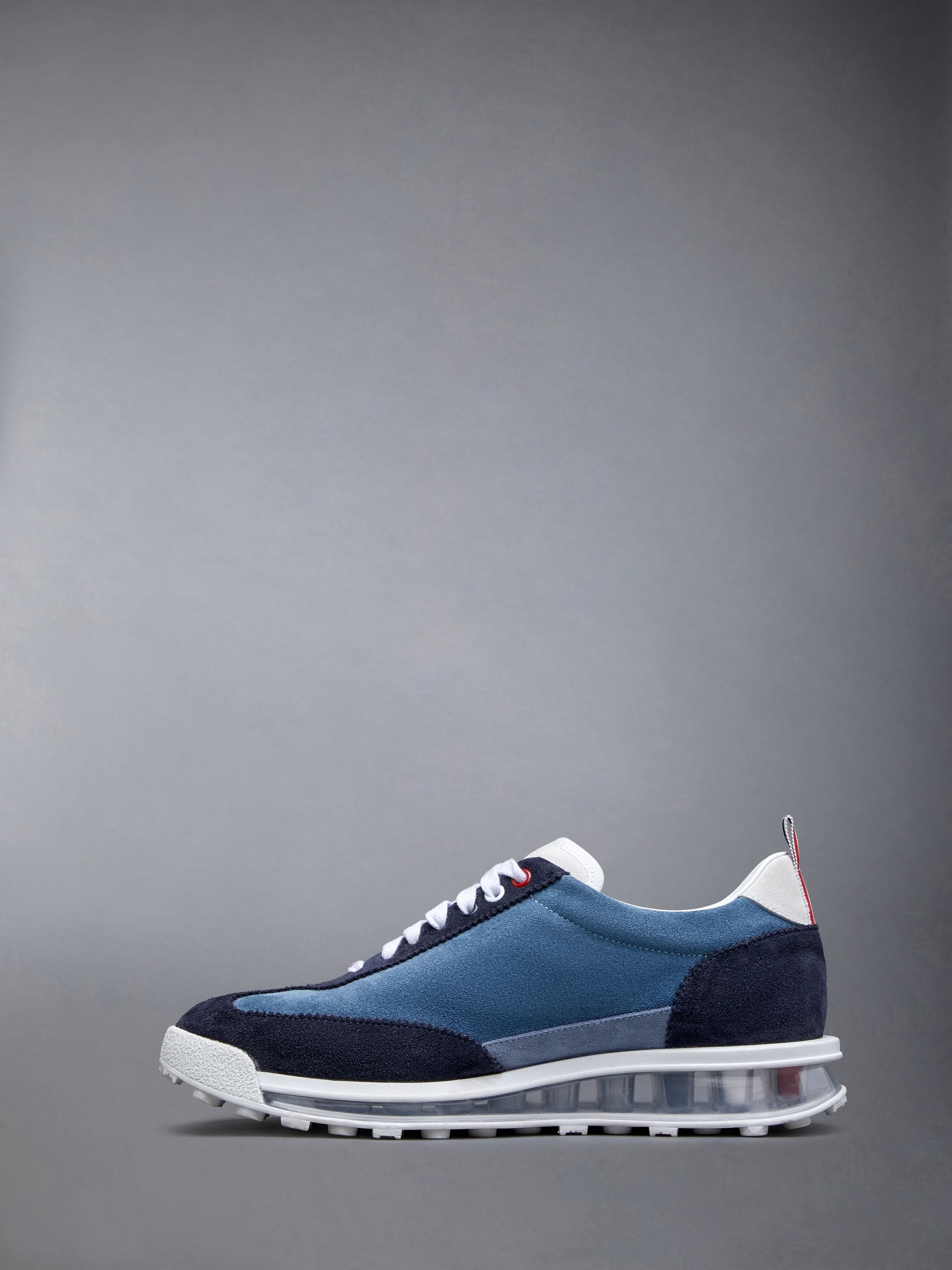 Calf Suede Clear Sole Tech Runner - 3