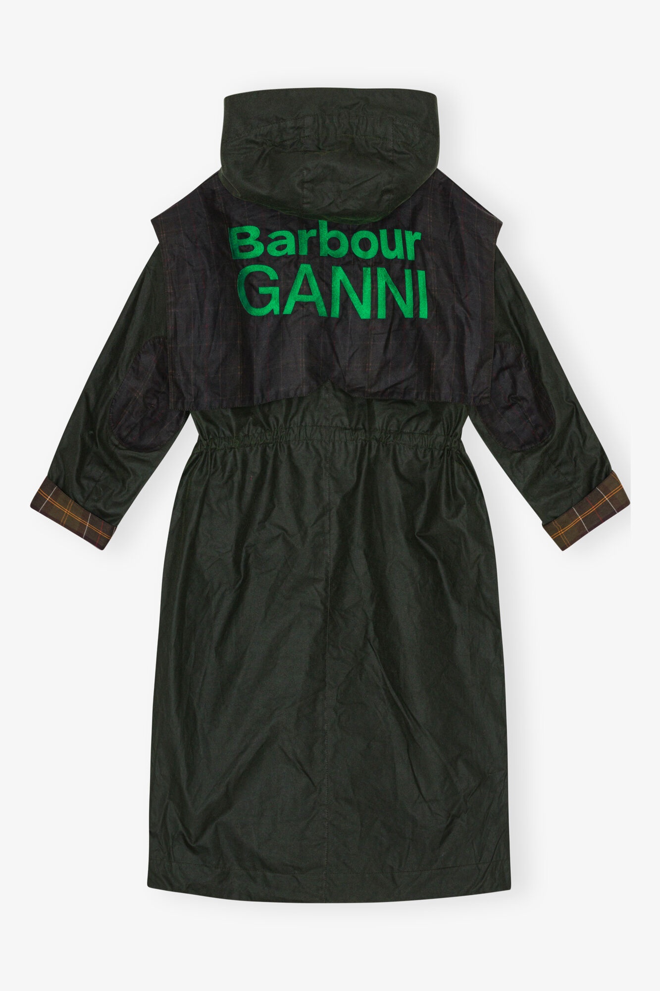 GANNI X BARBOUR WAXED PARKA JACKET - 6