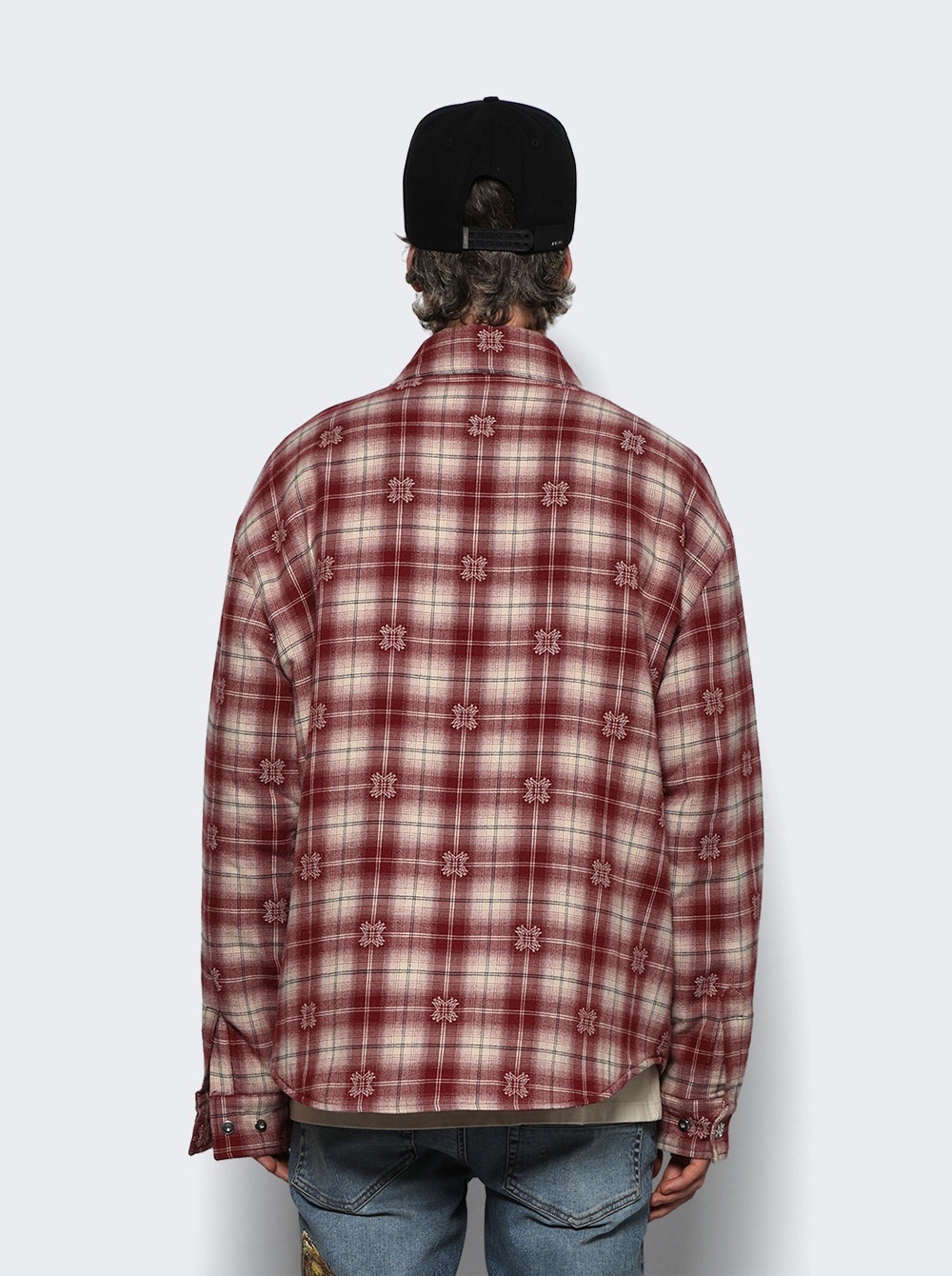 Tシャツ・カットソー AMIRI SS25 PADDED OVERSHIRT (AMSTOS1024 DEEP) Buy Amiri Padded Overshirt 'Deep Red' - AMSTOS1024 644 DEEP