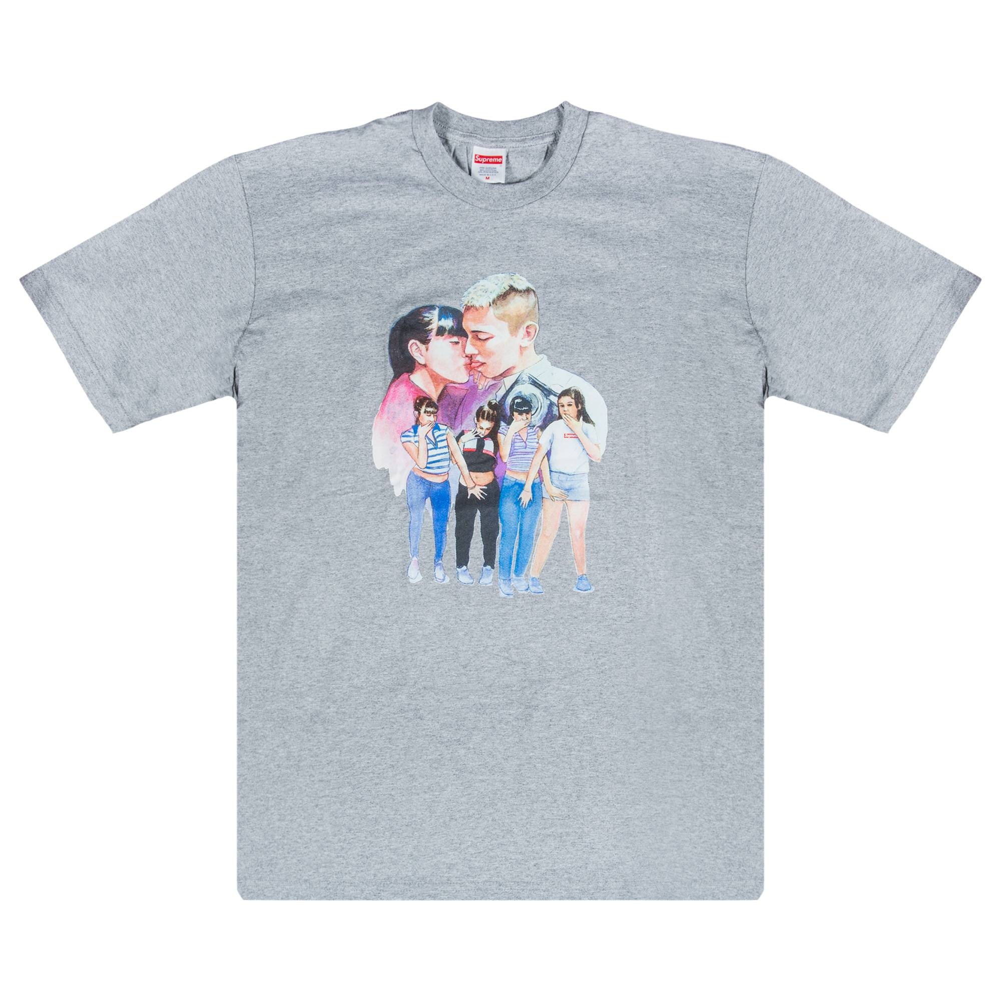 Supreme Kiss T-Shirt 'Grey' - 1