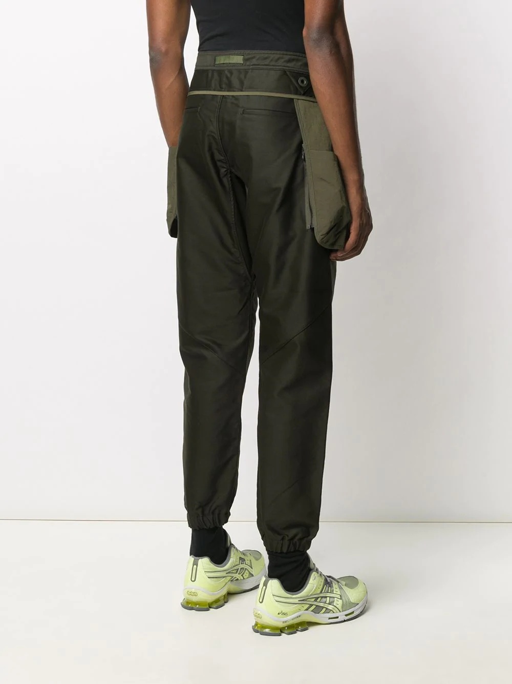 belted cargo trousers - 4