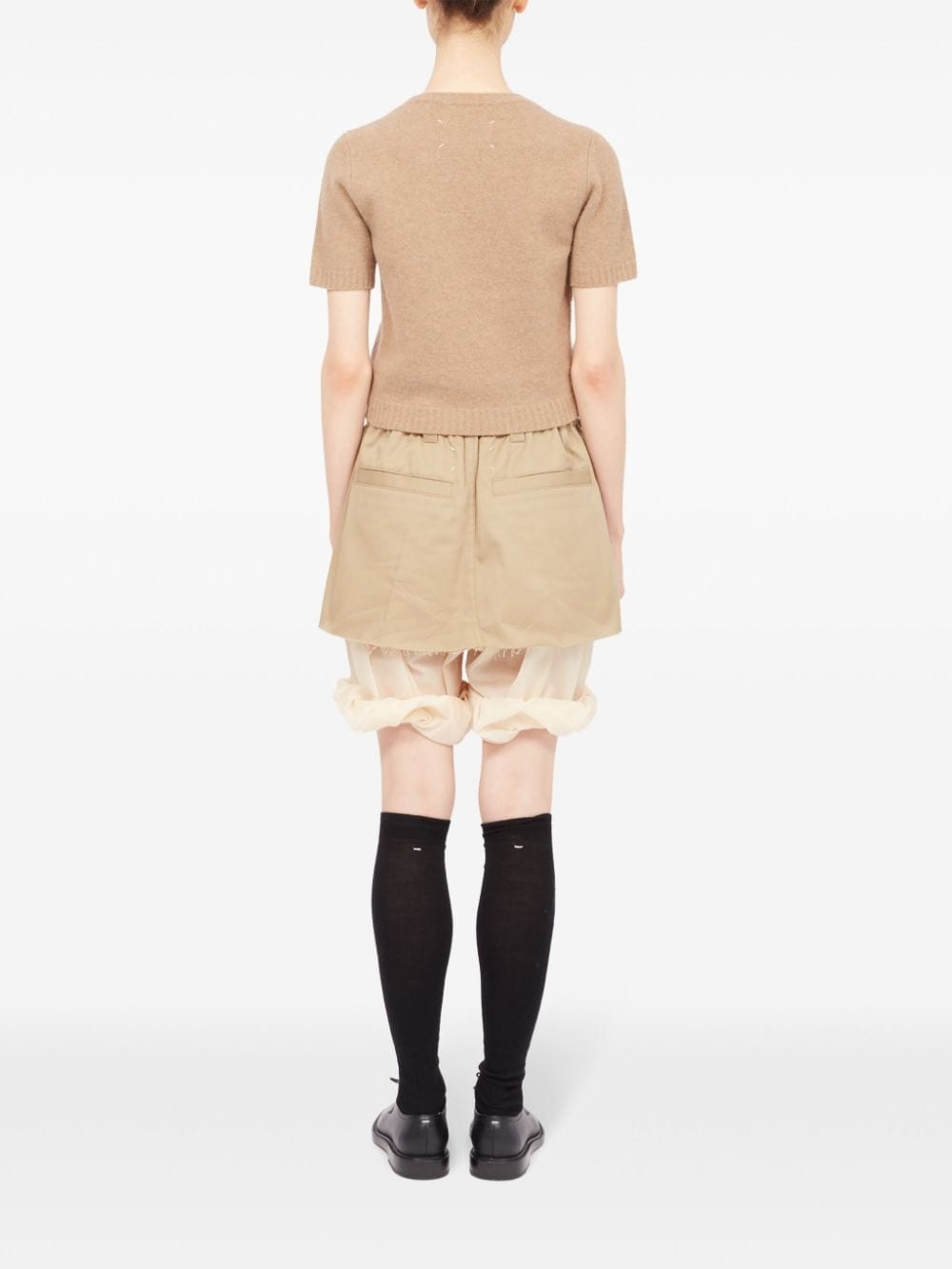 cropped wool jumper - 4