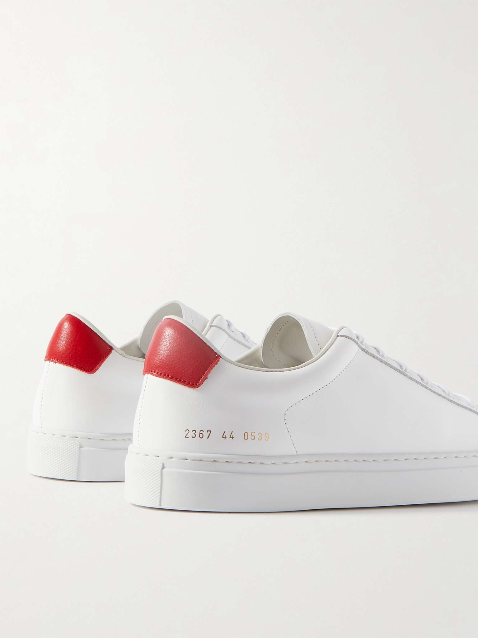 Retro Low Leather Sneakers - 6