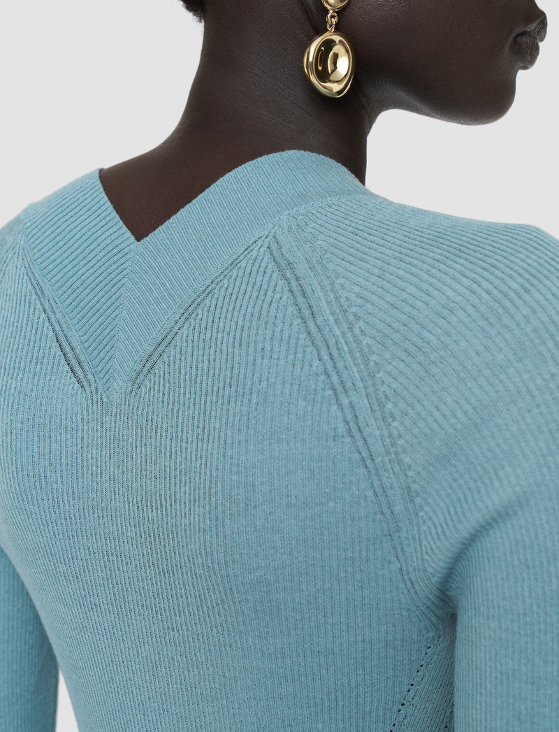 Harti Linen Blend Knit Top 6