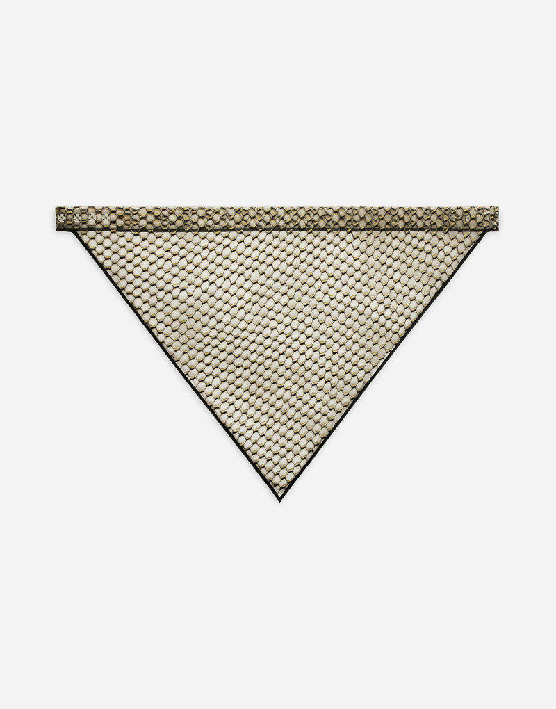 Dolce & Gabbana PVC triangle veil outlook