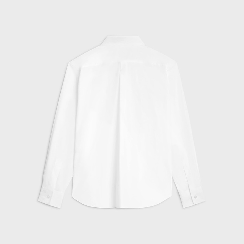 CELINE relaxed shirt IN COTTON POPLIN outlook