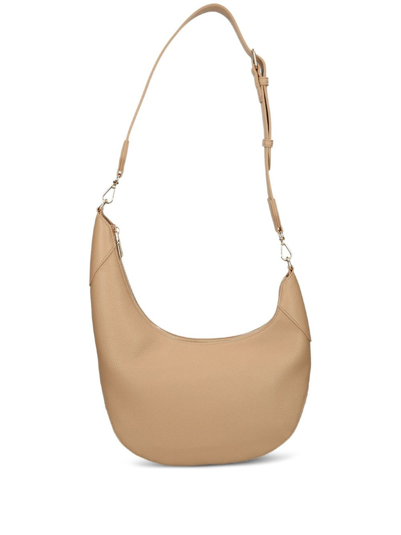 logo-plaque crescent shoulder bag 1