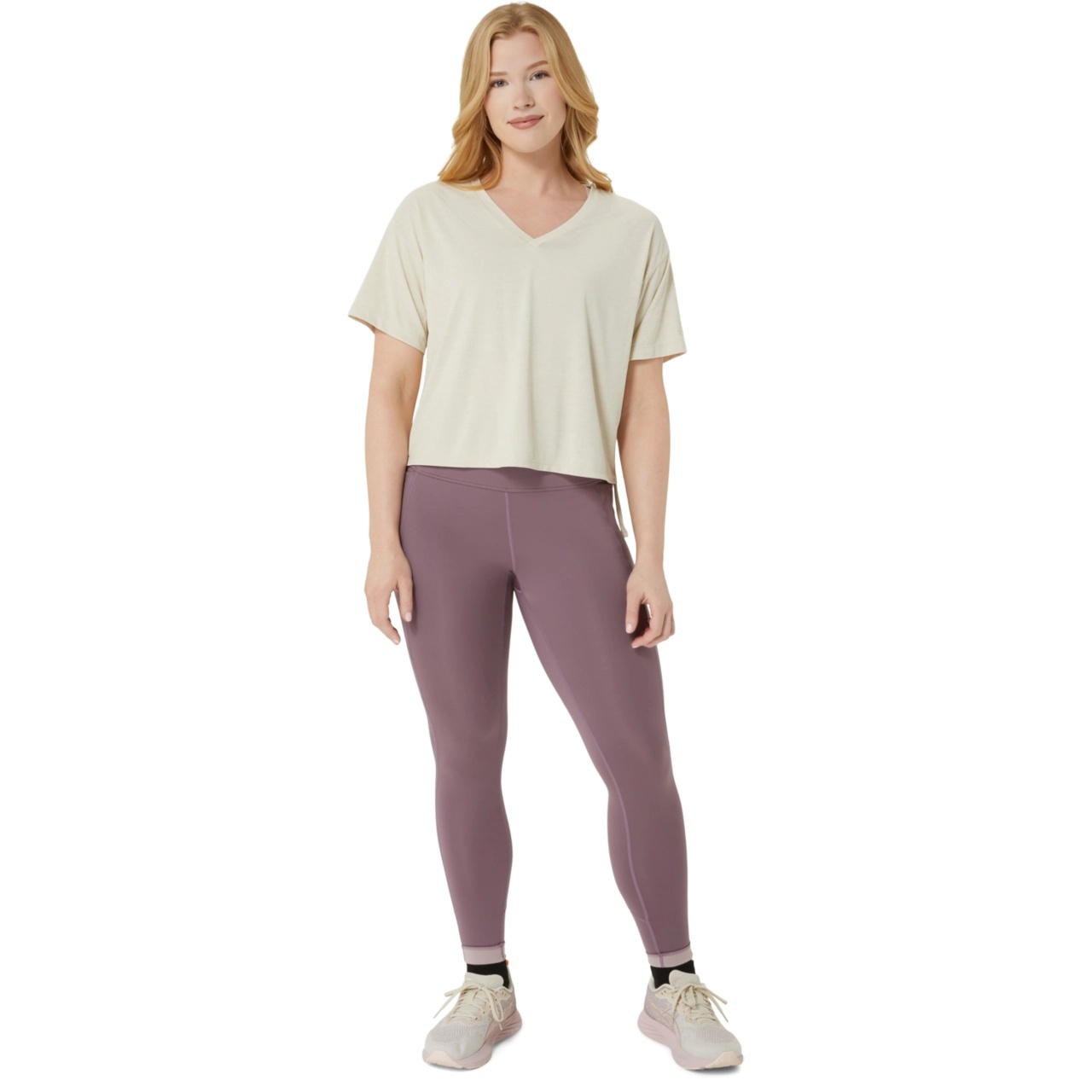 NAGINO FLEX HEATHER SHORT SLEEVE TOP - 6