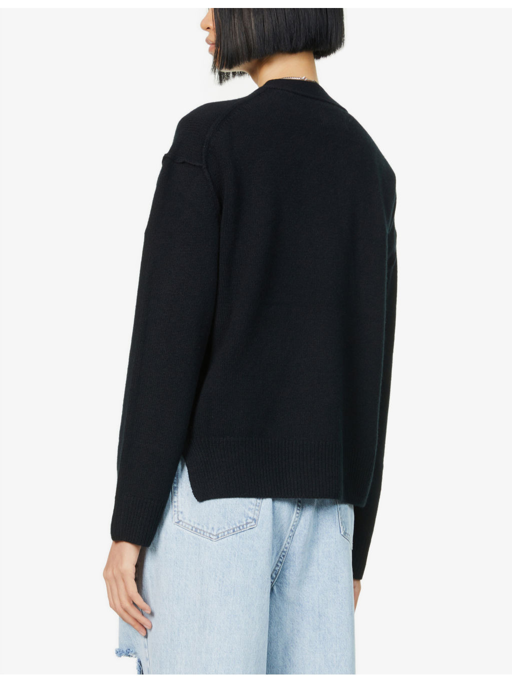 Mirka star-button cashmere cardigan - 4
