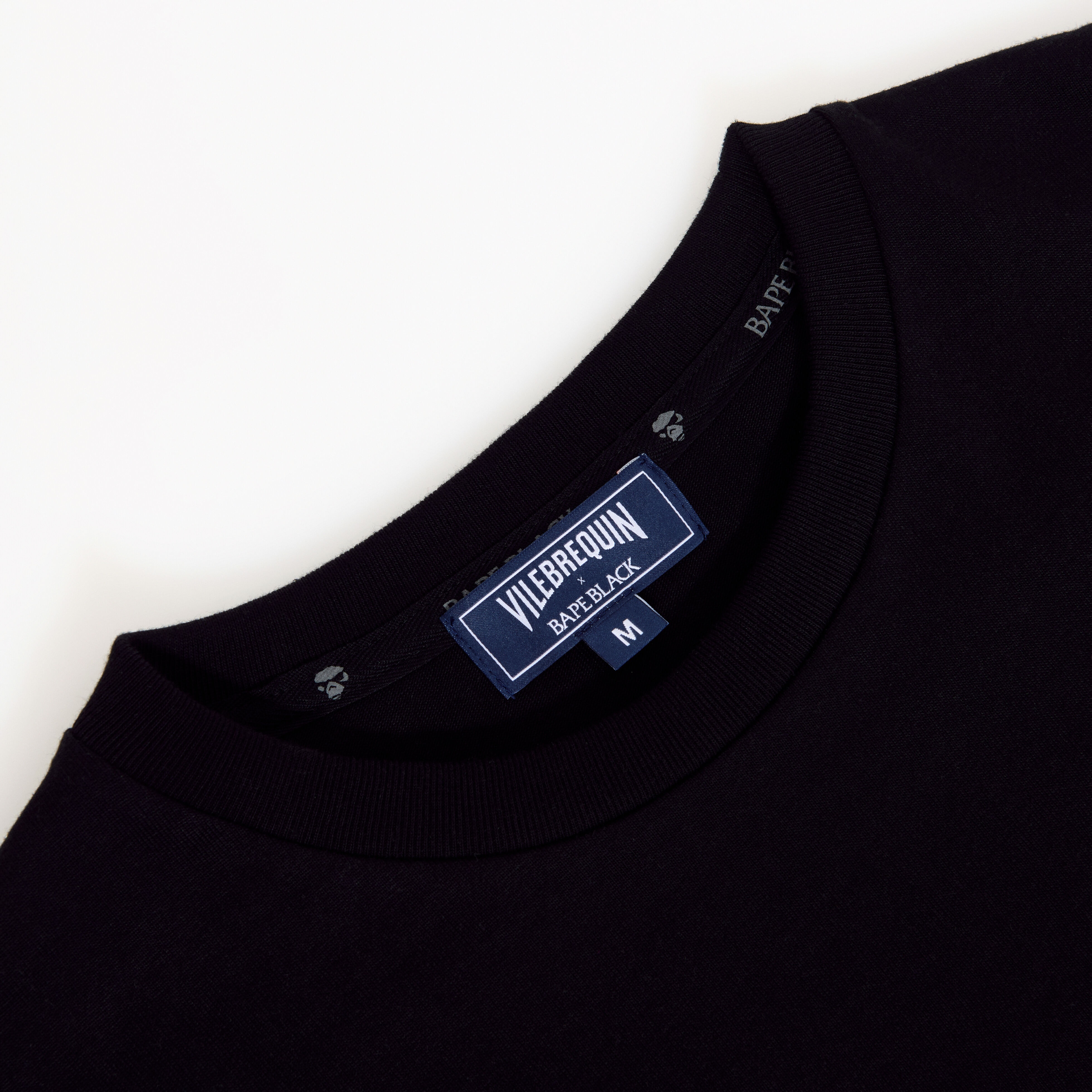 Men T-Shirt Logo Printed - Vilebrequin x BAPE® BLACK - 9