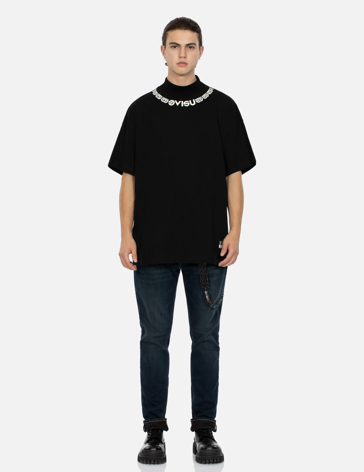 WHEEL OF WISDOM PRINT RELAX FIT T-SHIRT - 5