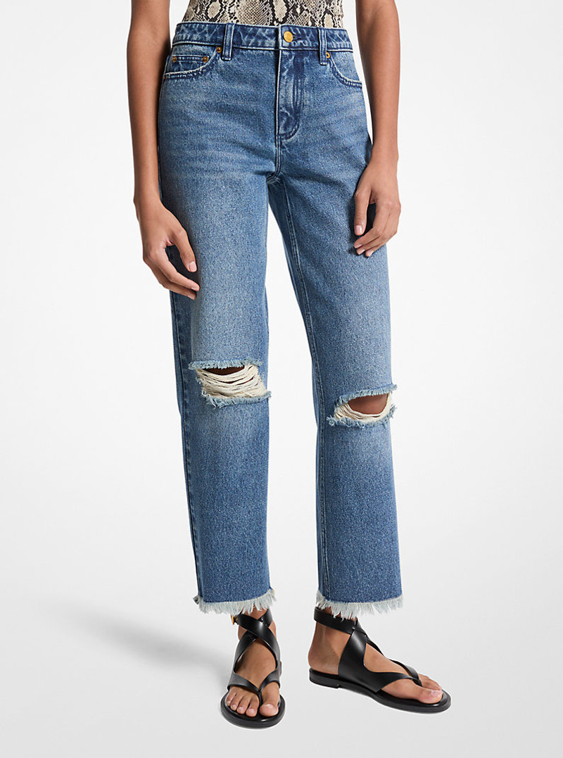 Distressed Denim Jeans 1