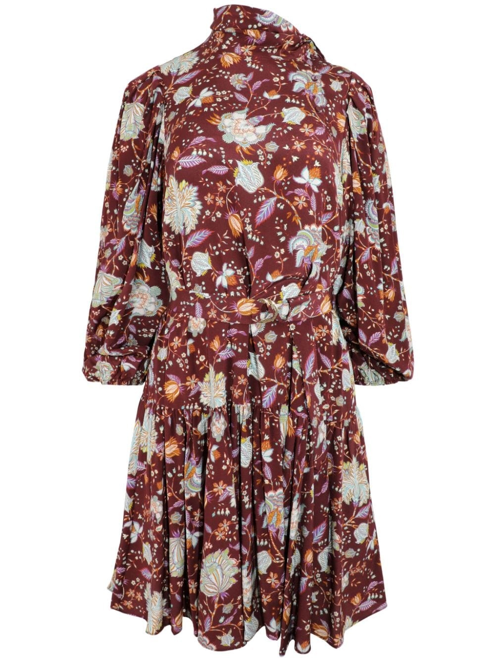 Lula floral-print minidress - 1