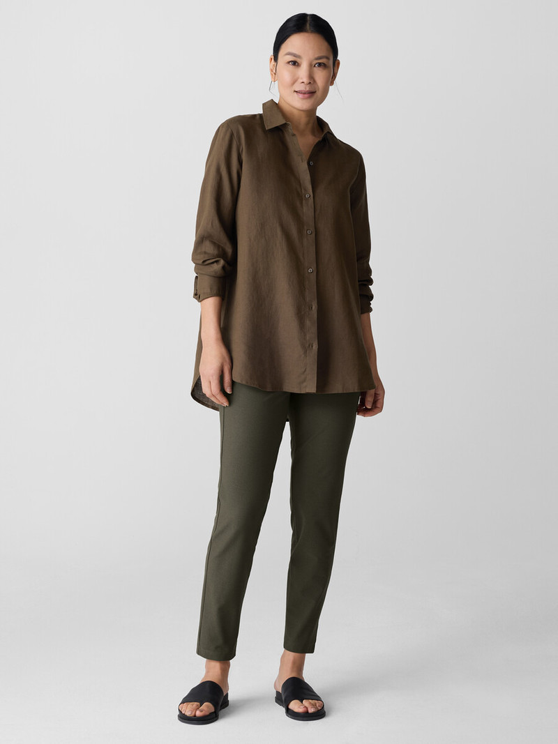 EILEEN FISHER Washable Stretch Crepe Slim Pant outlook