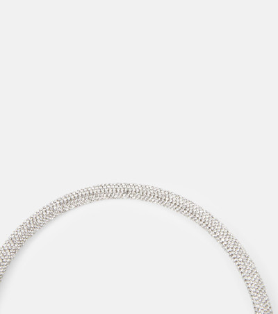 Max Mara Sand crystal-embellished necklace outlook