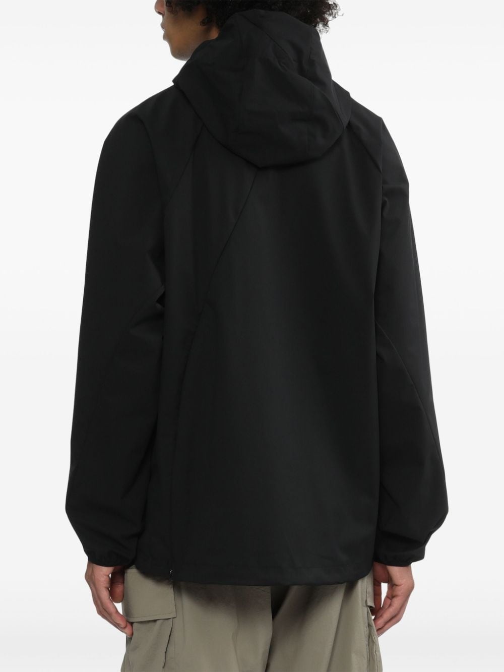 off-centre hooded jacket - 4