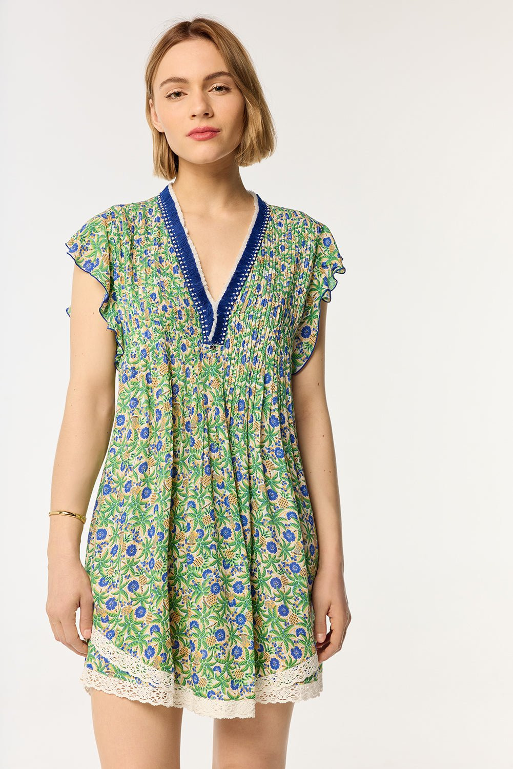 Mini Dress Sasha - Blue Honolulu - 1