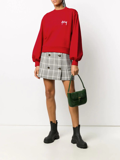 MSGM embroidered logo sweatshirt outlook