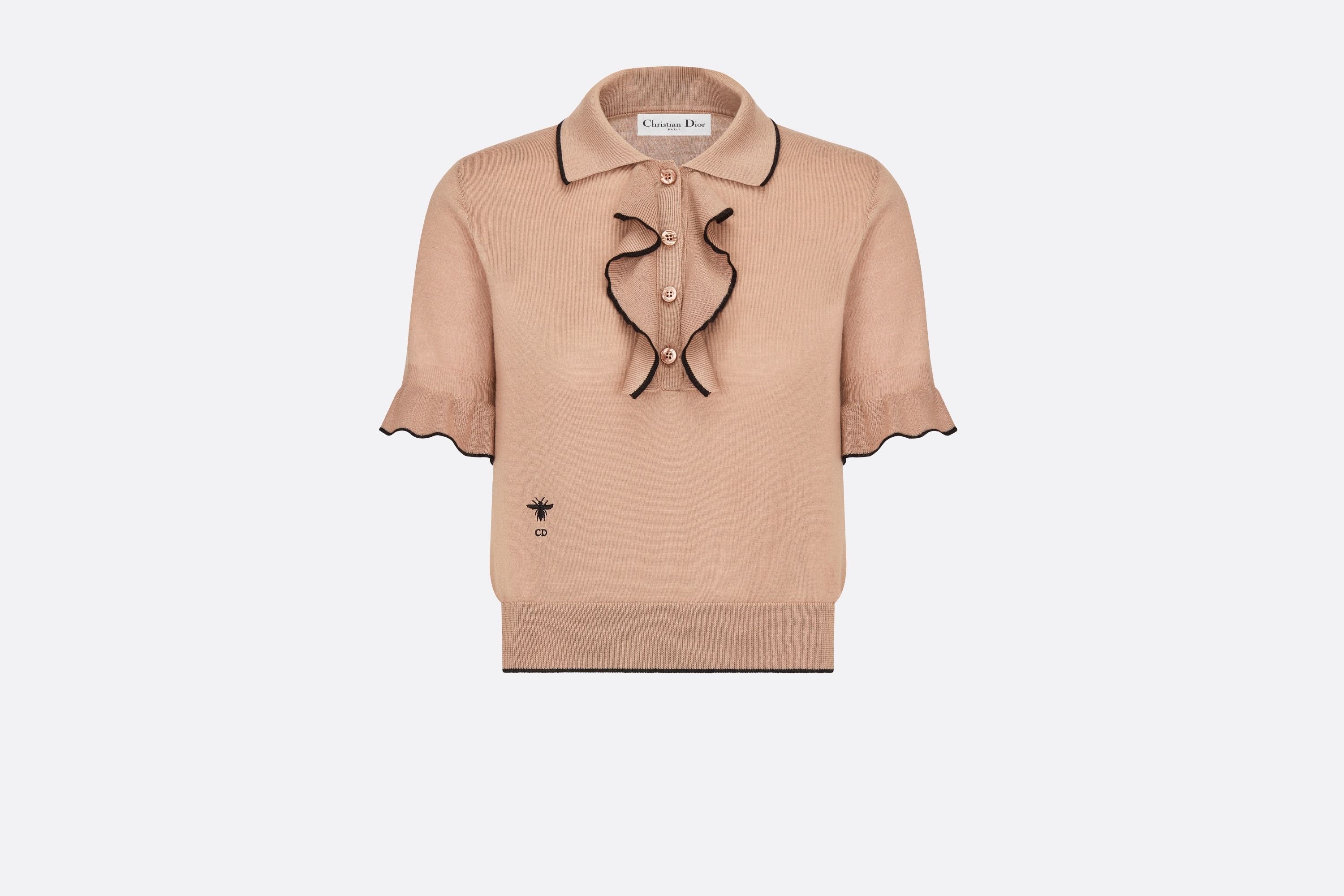 Short-Sleeved Sweater - 1