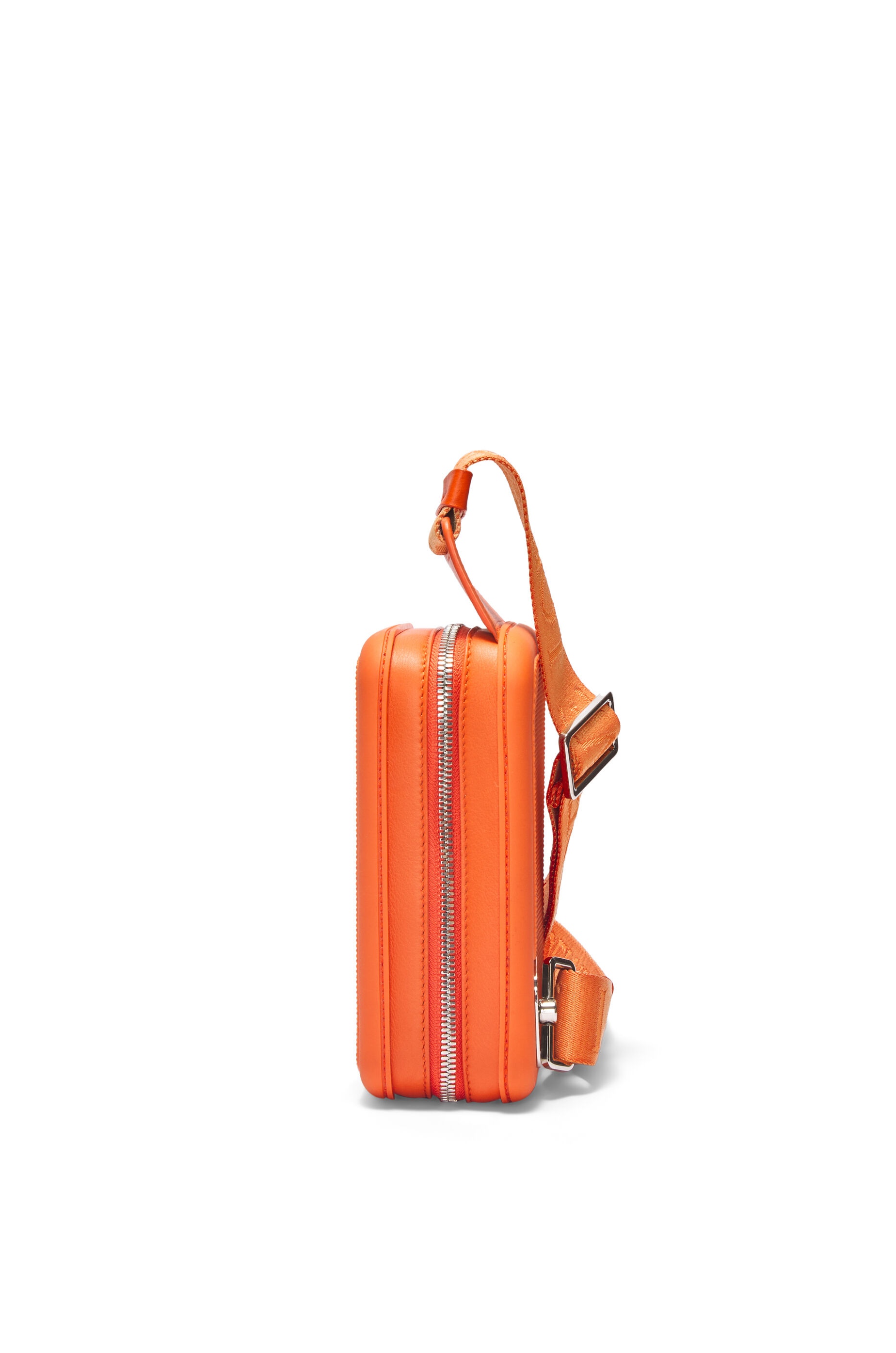 Molded Sling in diamond rubber and calfskin - 4