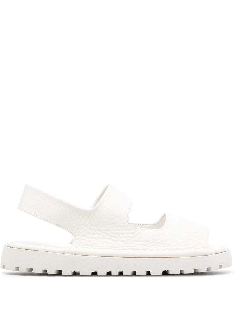 double-strap leather sandals 1